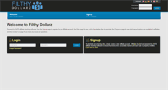 Desktop Screenshot of filthydollarz.com