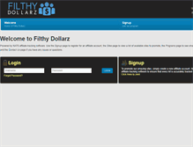 Tablet Screenshot of filthydollarz.com